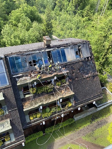 Dachstuhlbrand Faak (Bild 2)